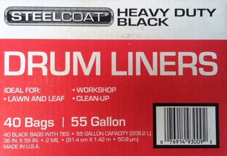 Drum Liners 55gal 40bags nq